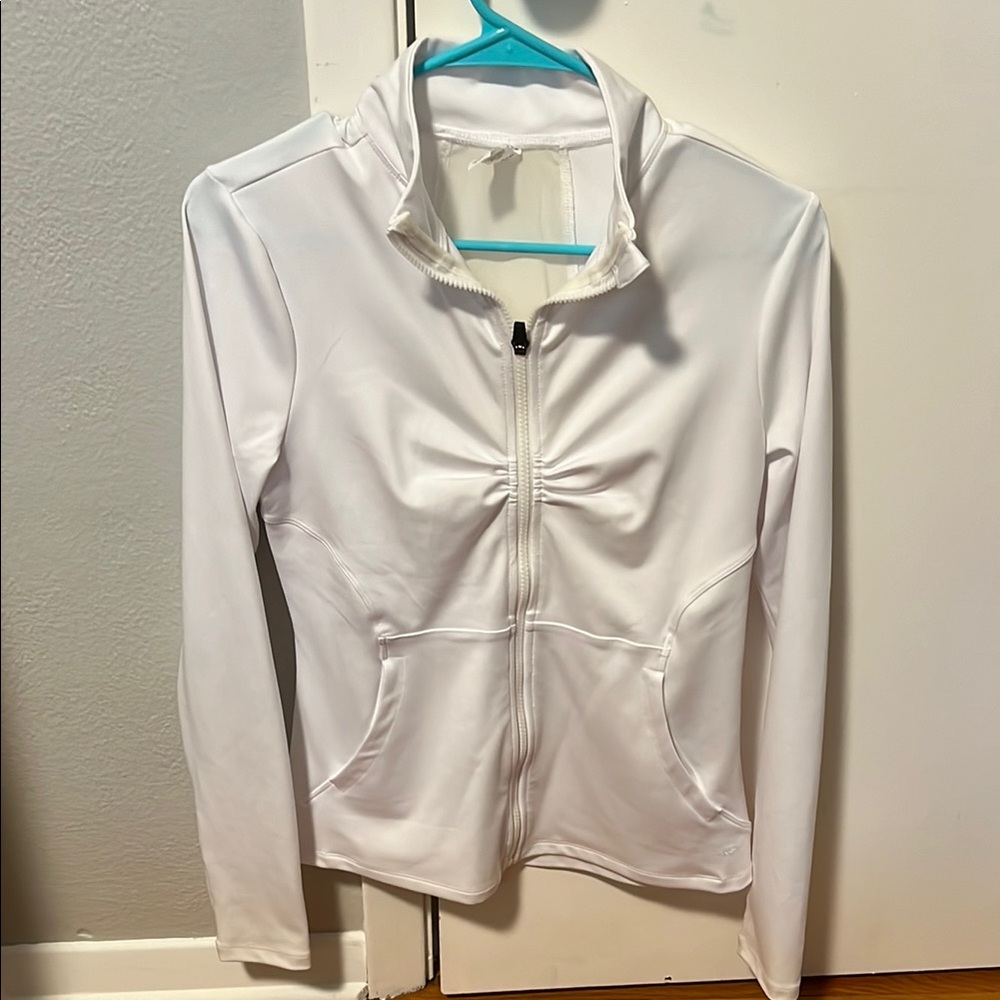 Marika Women's White Zip-Up Jacket